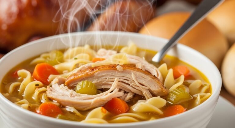 chicken noodle soup with rotisserie recipe