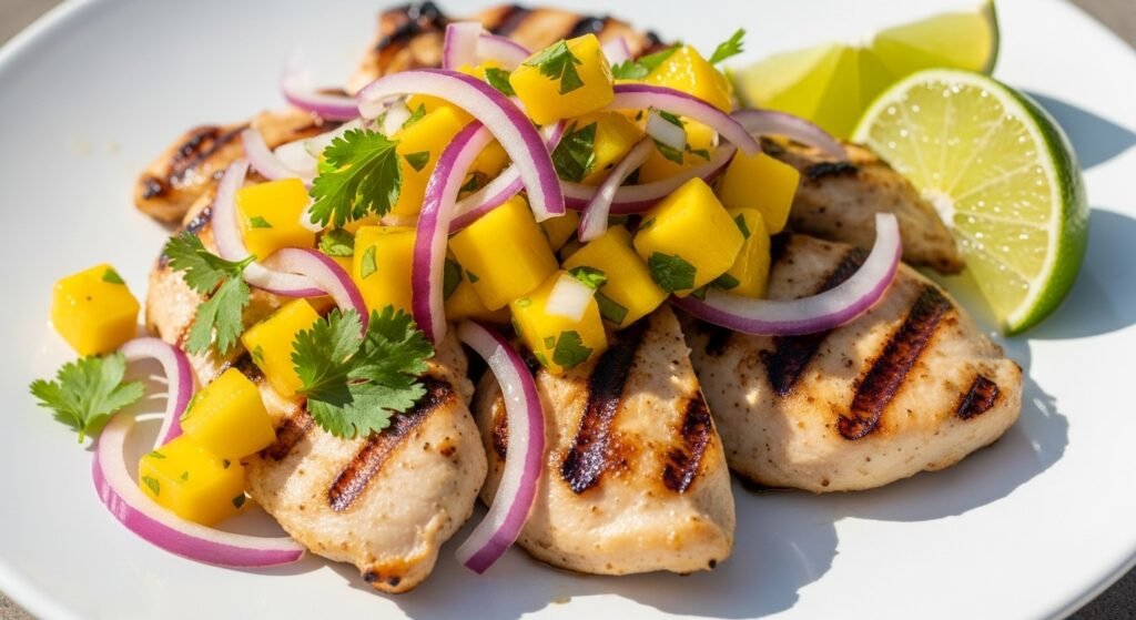 chicken with mango salsa recipe