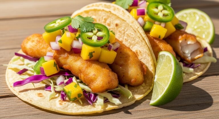 fish tacos with mango salsa recipe
