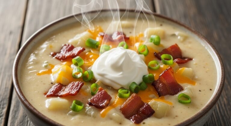 loaded baked potato soup recipe