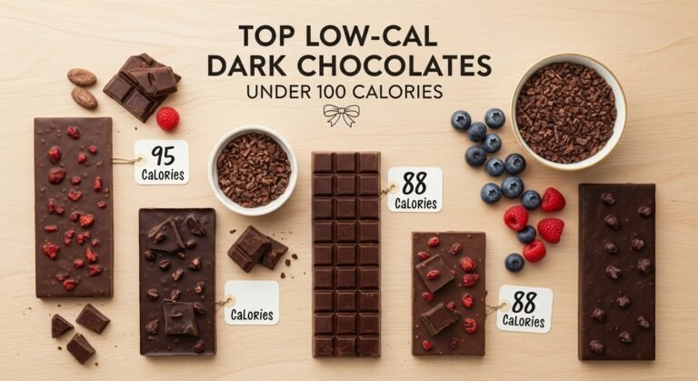 low calorie dark chocolate