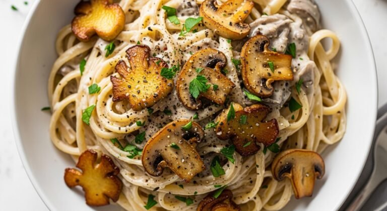 oyster mushroom pasta recipe