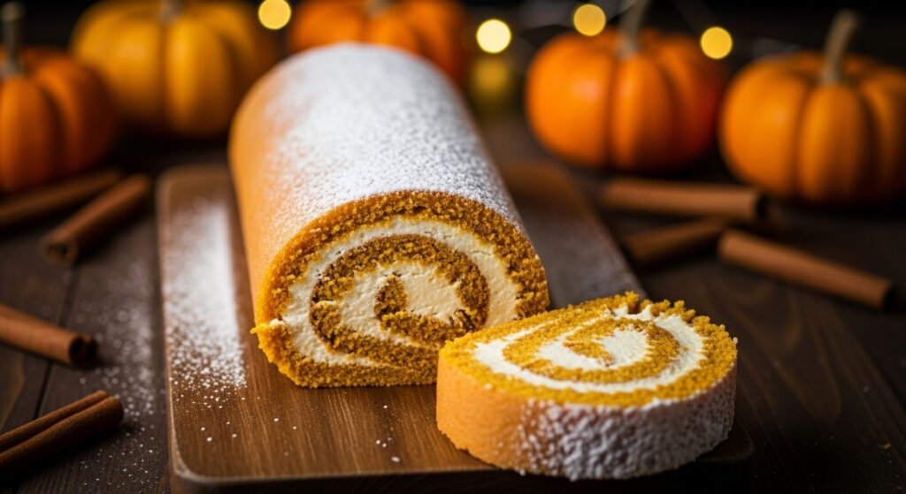 pumpkin roll cake recipe