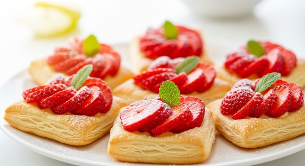 strawberry puff pastry dessert recipe